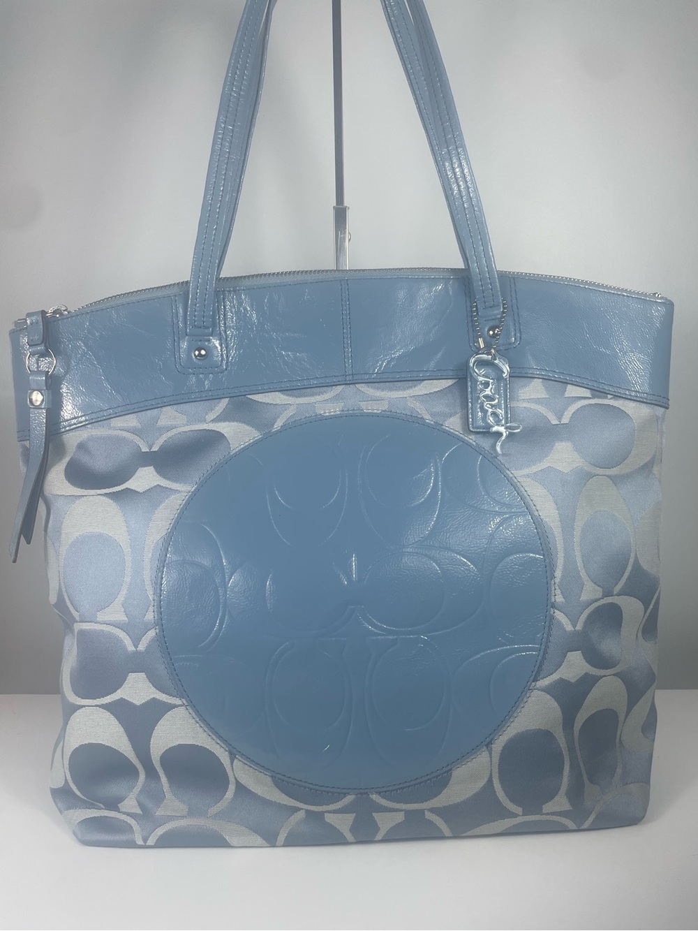 Coach Laura Blue Tote Bag Y2K-COA